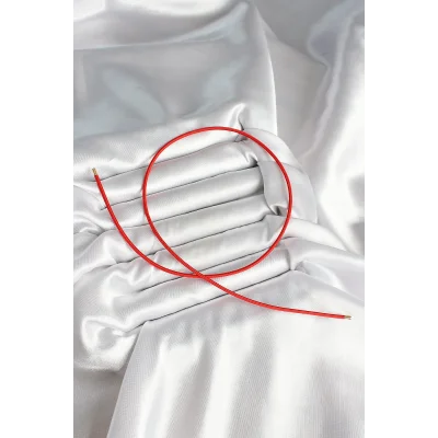 BUĞZ Mıknatıslı Kırmızı Renk Sarmal Kadın Bileklik - Lisinya