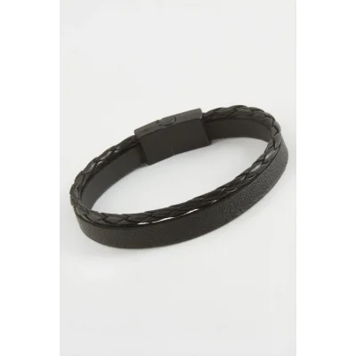  Mıknatıslı Orjinal Deri Bileklik