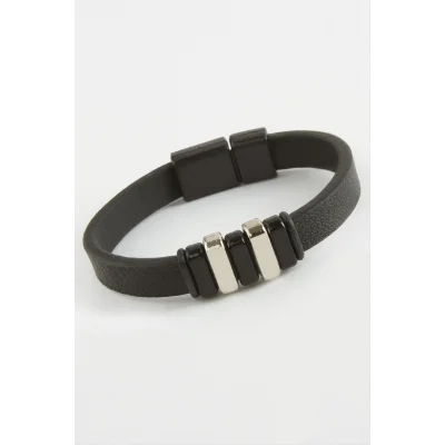  Mıknatıslı Orjinal Deri Bileklik