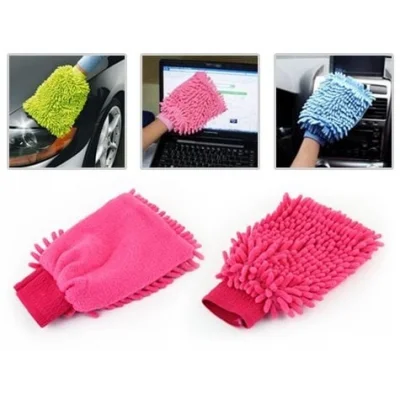 BUĞZ Mikrofiber Temizlik Eldiveni - Araç Yıkama Eldiveni Oto Yıkama Temizleme Cila Eldiveni