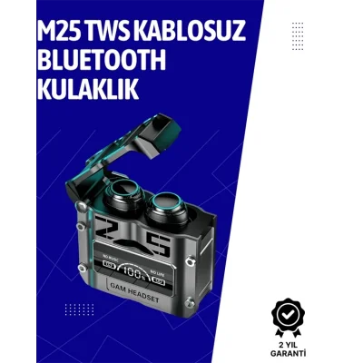  Mikrofonlu Kulaklık | Gürültü Engelleyici | 180 Saat Kullanım Süresi | LED Göstergeli