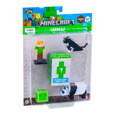 BUĞZ Minecraft 3D Toppeez 5li Figür Seti