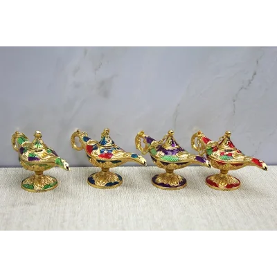 BUĞZ Mineli Metal Alaaddin Lambası Model 1