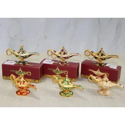  Mineli Metal Alaaddin Lambası Model 3