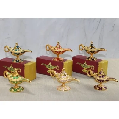  Mineli Metal Alaaddin Lambası Model 4