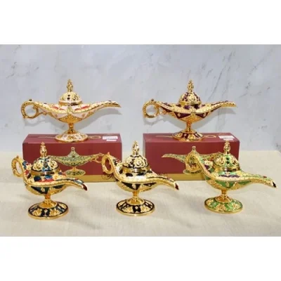  Mineli Metal Alaaddin Lambası Model 5