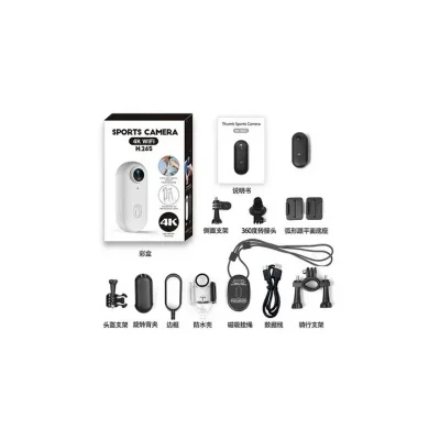 BUĞZ Mini 4k Wıfı Aksiyon Kamerası Vücut Kamerası Giyilebilir Video Kaydedici Hafıza Kartı Dahil - Lisinya