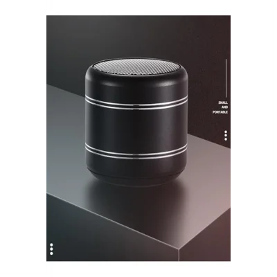 BUĞZ Mini Alüminyum TWS Kablosuz Bluetooth Hoparlör – Yuvarlak Metal Tasarım, Yüksek Bas ve Taşınabilir Özellikler