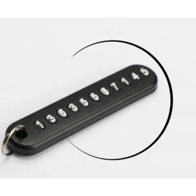 BUĞZ Mini Anahtarlık, Çanta, Araba İçin Çok Amaçlı Numaratör