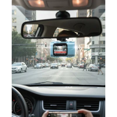 BUĞZ Mini Araç İçi Kamera Sürekli Kayıt Geniş Açılı