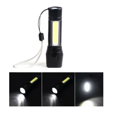 BUĞZ Mini Çok Güçlü Şarjli El Feneri Xpe-Cob Led Wt-030