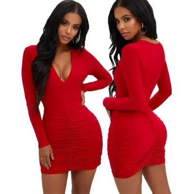 BUĞZ Mini Dekolteli Elbise