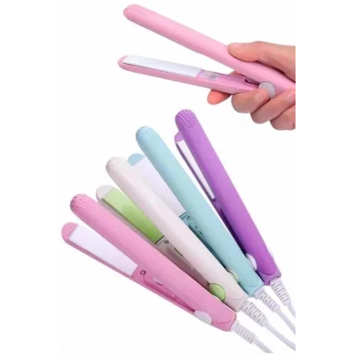  Mini Düzleştirici Seramik Kaplama Seyahat Tipi Elektriklenme Karşıtı