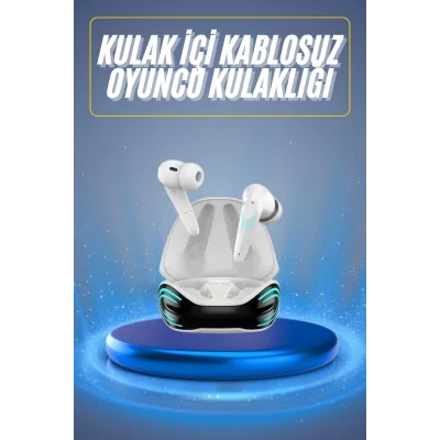 BUĞZ Mini Gaming Kulaklık Oyuncu Kulaklığı Bluetooth Kulaklık Android ve İOS Uyumlu