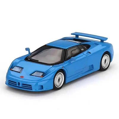  Mini Gt 1:64 Bugatti EB110 GT Blue Bugatti