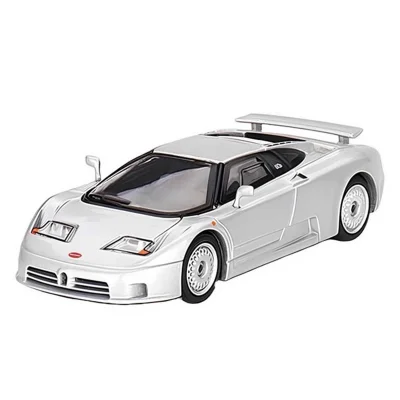  Mini Gt 1:64 Bugatti EB110 GT Grigio Chiaro