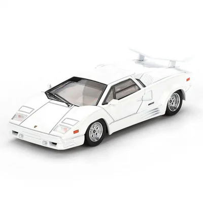 BUĞZ Mini GT 1/64 Lamborghini Countach 25th Anniversary White - Blister Paket