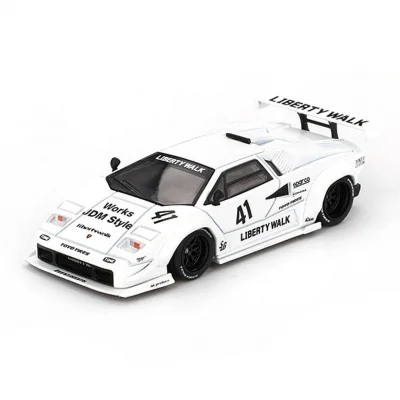  Mini GT 1/64 Lamborghini Countach LB-WORKS White 2024 Tokyo Auto Salon - Blister Paket