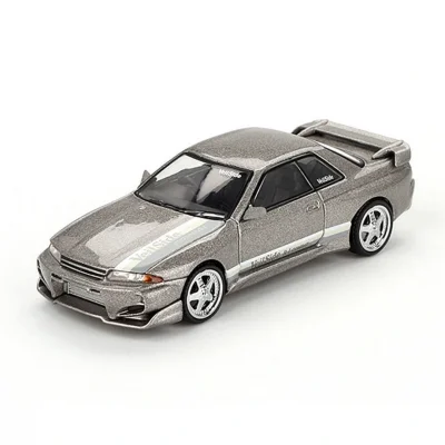 BUĞZ Mini GT 1/64 Nissan Skyline GT-R(R32) Veilside Combat C-I Veilside Combat Grey - Blister Paket