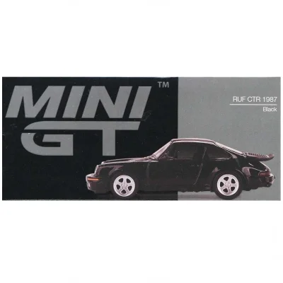  Mini GT 1:64 RUF CTR 1987 Black