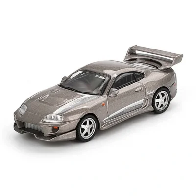 BUĞZ Mini GT 1/64 Toyota Supra VeilSide Combat V-II Combat Grey - Blister Paket