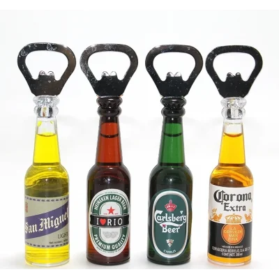 BUĞZ Mini İçecek Şişesi Tasarımlı Magnetli Şişe Açacağı Alk4605