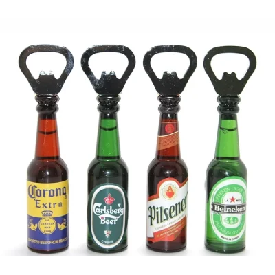 BUĞZ Mini İçecek Şişesi Tasarımlı Magnetli Şişe Açacağı Alk4606