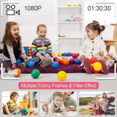 BUĞZ Mini Kamera Fotoğraf Makinesi Pembe