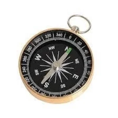 BUĞZ Mini Paslanmaz Alüminyum Pusula G442bsari