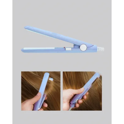 BUĞZ Mini Seramik Saç Düzleştirici – Kompakt Boy, 180°C Hızlı Isınma, Seyahat Tipi - Lisinya