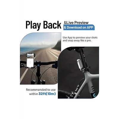 BUĞZ Mini Wıfı Aksiyon Kamerası 1080p Taşınabilir Vücut Kamerası Giyilebilir Video Kaydedici Ipx7 Su Geçirmez - BUĞZ