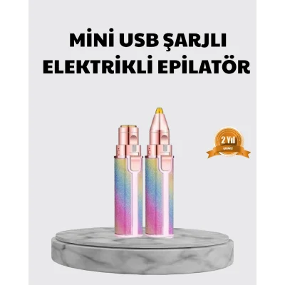 BUĞZ Mini Yüz ve Kaş Epilatörü – 8000 RPM Güçlü Motor ve Paslanmaz Çelik Başlık