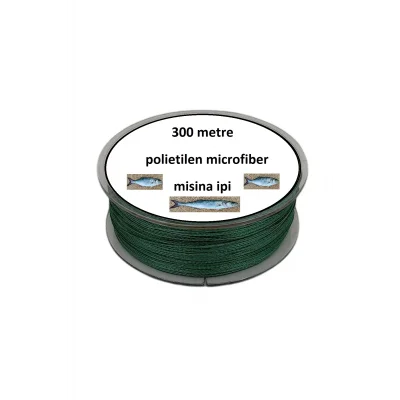 BUĞZ Misina 300m Polietilen Microfiber 2.0 Ip Misina Yeşil