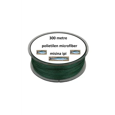 BUĞZ Misina 300m Polietilen Microfiber 2.0 Ip Misina Yeşil