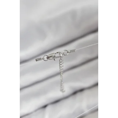 BUĞZ Misineli Yıldız Model Gümüş Renk Hayalet Kolye - Lisinya