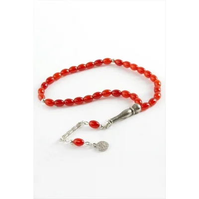  Mısır Kesim Cam Taş Tesbih 6*8 mm