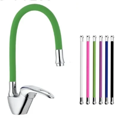  Mix Kuğu Mutfak Evye Bataryası Renkli Oynar Başlıklı Yeşil