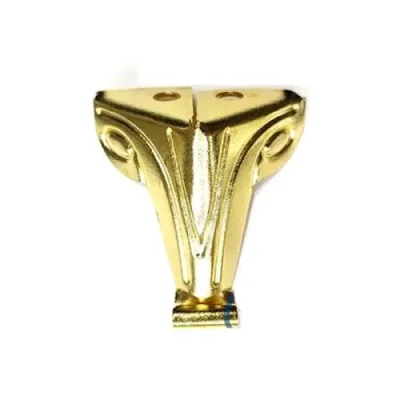 BUĞZ Moda Sac Ahşap, Sunta Sandık Ayağı, Kutu Ayak 2,5 Cm - Sarı