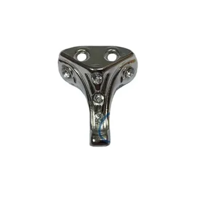 BUĞZ Moda Taşlı Ahşap, Mdf, Sunta Sandık Ayağı, Kutu Ayak 2,5 Cm - Nikel