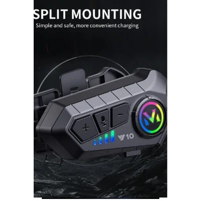 BUĞZ Motosiklet kask kulaklık bluetooth 5.3 intercom 2 yıl garantili - Oto Ses Görüntü Sistemleri