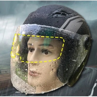 BUĞZ MOTOSIKLET  KASKI İÇIN YAĞMUR KAYDIRICI