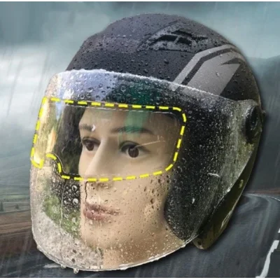 BUĞZ Motosiklet  Kaskı İçin Yağmur Kaydırıcı Film