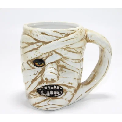 BUĞZ Mumya Figürlü 3D Kabartmalı Kupa Bardak