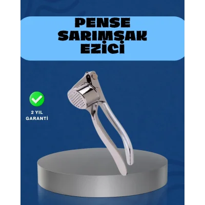 BUĞZ Mutfak Sarımsak Ezici Kaymaz Saplı Güçlü Mekanizma