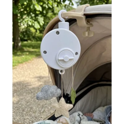 BUĞZ Müzikli Bebek Uyutucu Çekmeli Mekanik Müzik Kutusu Asılabilir Tasarım