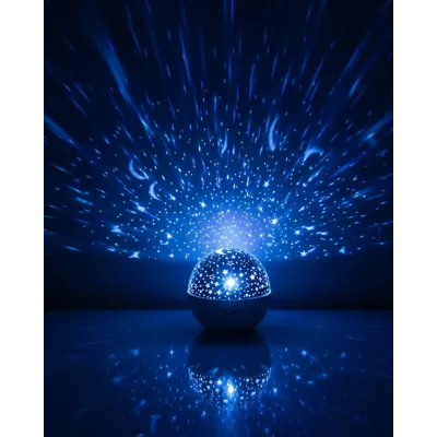 BUĞZ Müzikli Yıldız Yansıtmalı Dekoratif Gece Lambası
