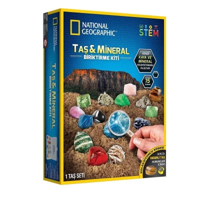  NAT03002 National Geographic Taş ve Mineral Biriktirme Kiti - RTNGRM15 +8 yaş
