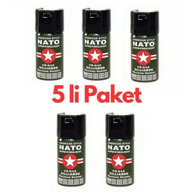  Natoo Bıber Gazı 5 Adet Birden