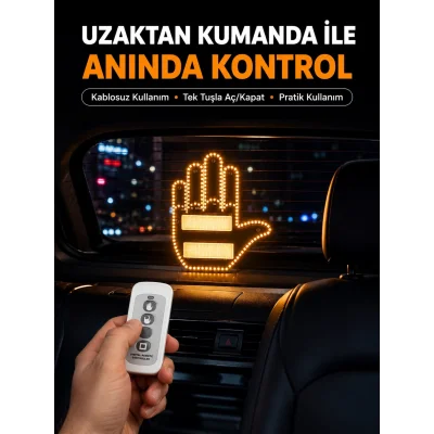 BUĞZ Naylon Bantlı Kolay Montajlı Araç Jest Işığı