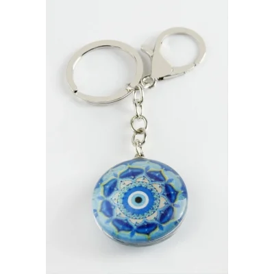 BUĞZ Nazar Cam Anahtarlık